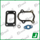 Turbocharger kit gaskets for IVECO | 454126-1, 454126-2